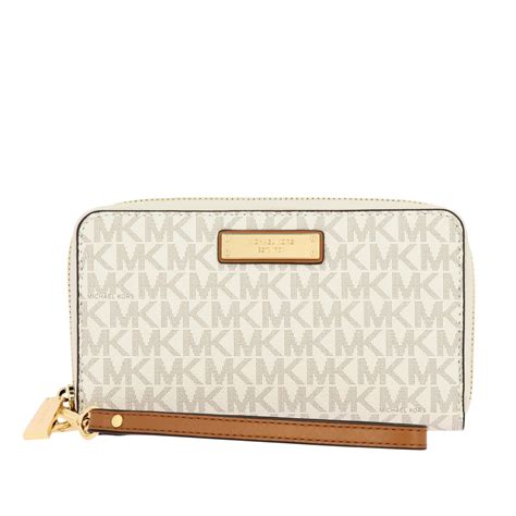 white mk wallet.